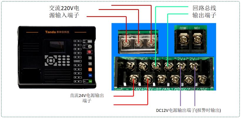 泰和安可燃气体报警系统接线图（2024版）