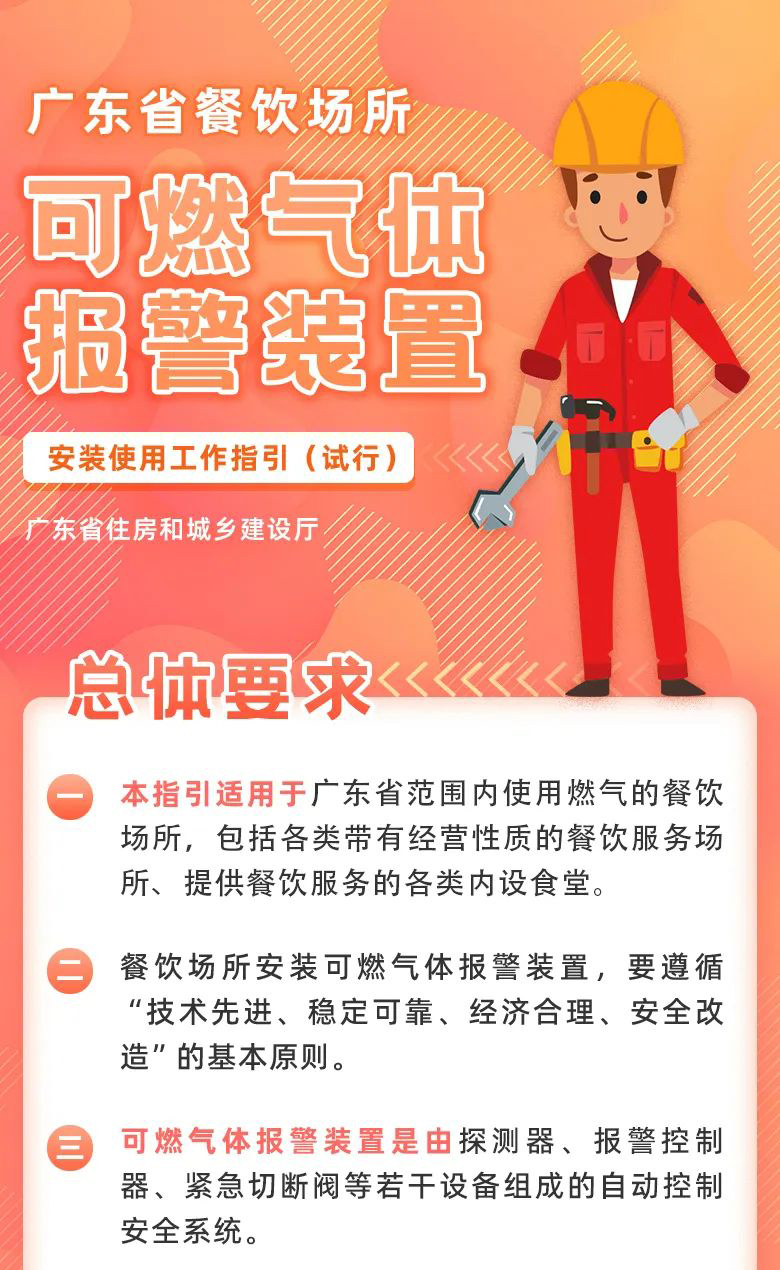 《广东省餐饮场所可燃气体报警装置安装使用工作指引（试行）》